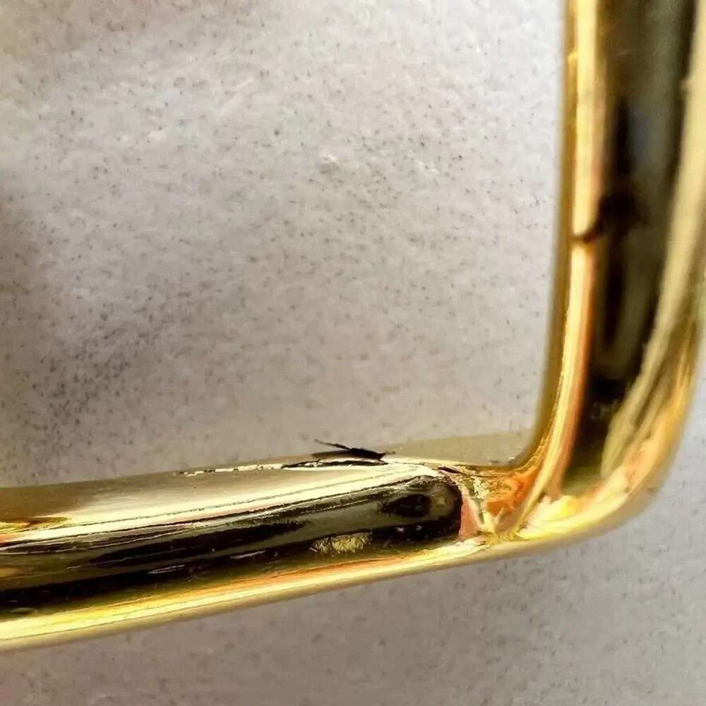Vintage Gold Tone Simple Basic Belt Buckle for up to 1 Inch Belt